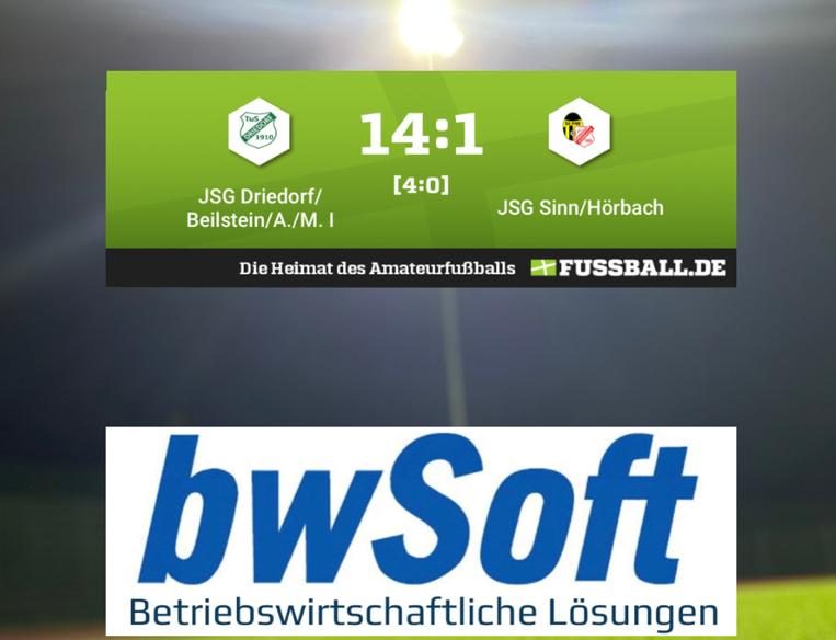 E1-Freundschaftsspiel der JSG Driedorf/Beilstein endet deutlich