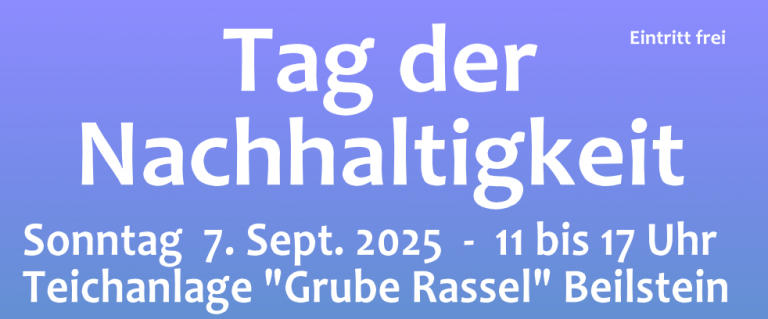 Einladung zum Tag der Nachhaltigkeit