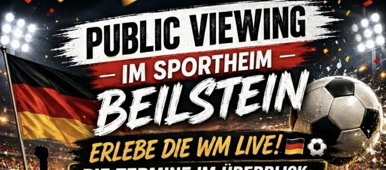 ⚽ WM PUBLIC VIEWING IM SPORTHEIM BEILSTEIN! ⚽