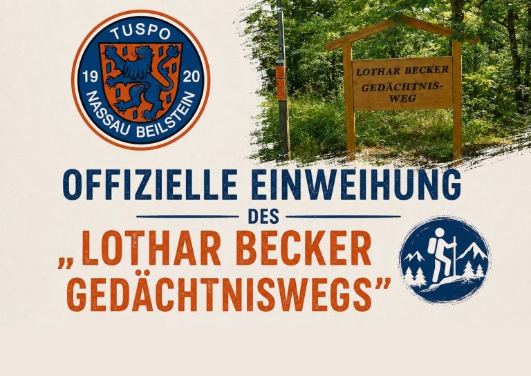 Einladung zur offiziellen Einweihung des „Lothar Becker Gedächtniswegs“
