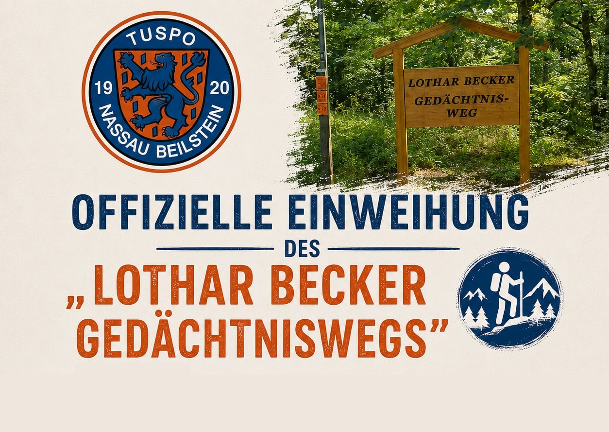 Einladung zur offiziellen Einweihung des „Lothar Becker Gedächtniswegs“